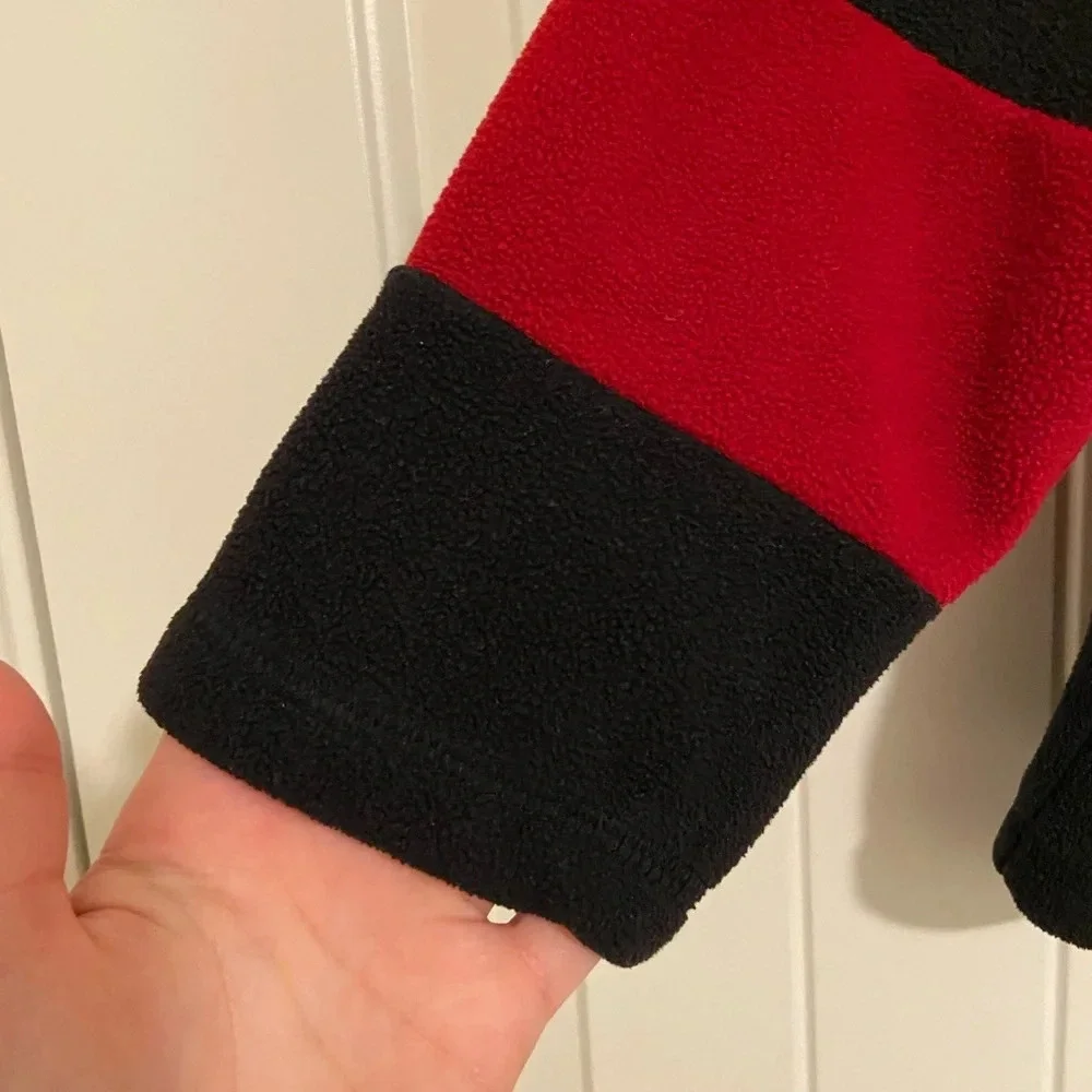EUC | Children’s Place toddler boy’s striped fleece quarter zip jacket —‎ 3T